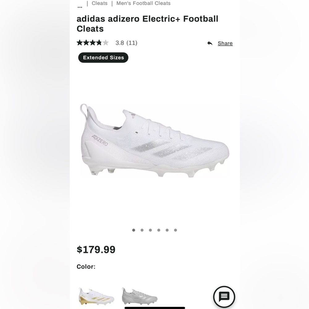 Adidas adizero cleats